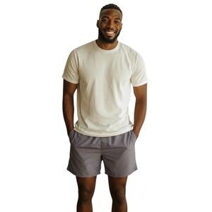 BIKE men's size medium M lined gray pockets drawstring beach pool swim trunks